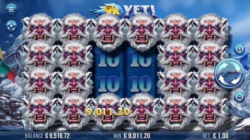 9K YETIスロットオンライン