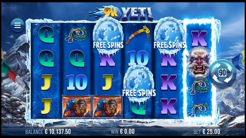 9K YETIスロットデモ