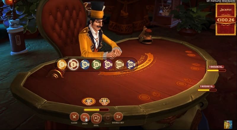 Dr Fortuno Blackjack ゲーム