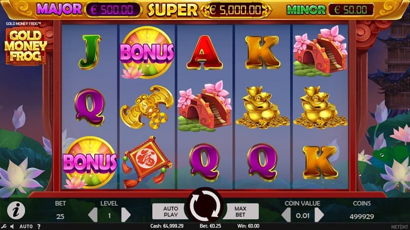 Gold Money Frog slot