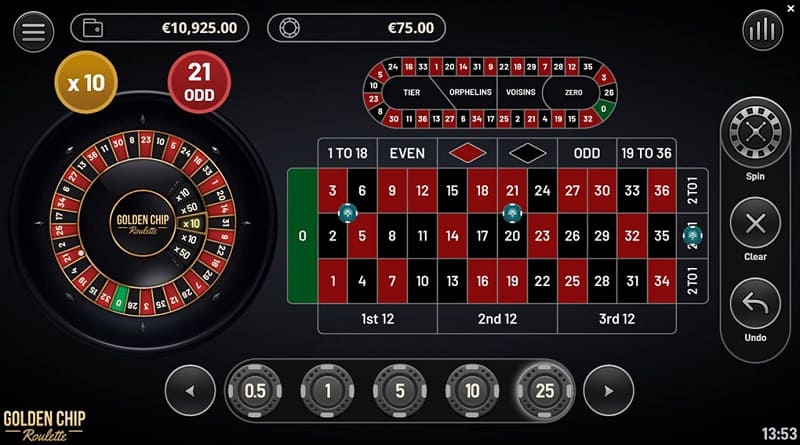 Golden Chip Roulette