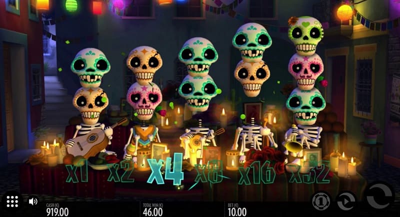 Esqueleto Explosivo slot